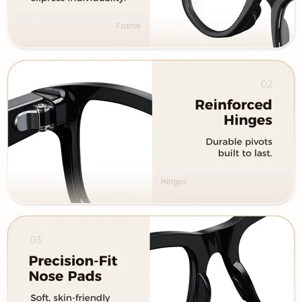 2026 New 3600mAh Battery AI Glasses Men 800W 4k Camera 32G Memory Photos&Video 160+Translation ChatGPT Music Smart Glasses Women