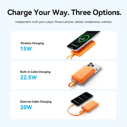 [CCC Certification] Vention Magnetic Power Bank 22.5W 10000mAh Portable 3C Powerbank 15W Wireless Fast Charger for iPhone 17 16