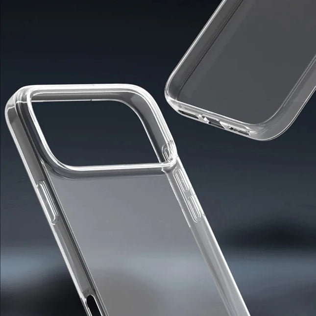Transparent Soft Silicone TPU Phone Cases For iPhone 17 17Air Air 17Pro Pro Max 17ProMax ProMax Ultra Thin Clear Shockproof Case