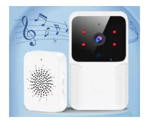 Doorbell Video Low-Power WiFi Link Rechargeable Type Doorbell Night Vision HD Smart Security 1 to 1 Home Intercom