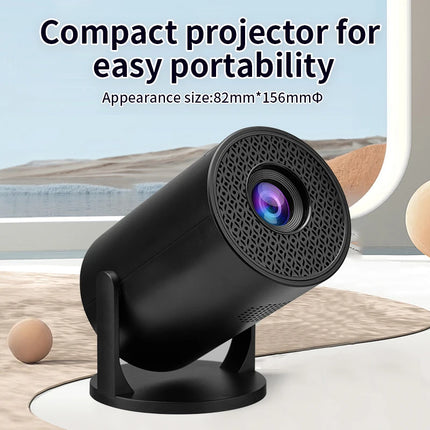 2026 New HY300 Projector with WiFi6 & BT5.0, Portable Beamer 1080P/4K Support Auto Keystone Smart Proyector