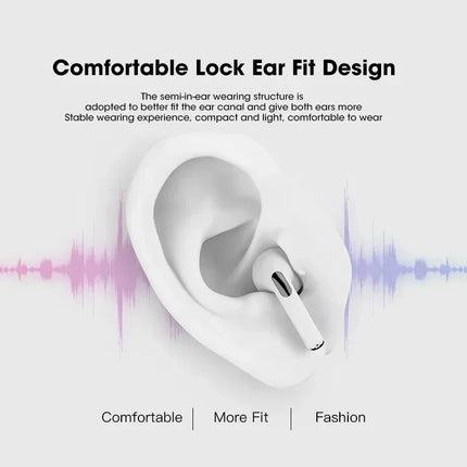 New TWS Wireless Bluetooth Headphones Intelligent Noise Reduction Subwoofer HIFI Sound Bass Headset For Mic