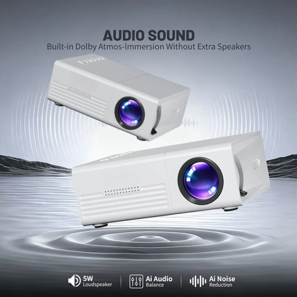 Mini Projector TFT LCD Wifi Bluetooth Smart Projectors Home Cinema Outdoor Theater High-definition Proiettor Media Player