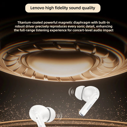 Lenovo LE257 TWS Wireless Bluetooth 6.0 Headphones HiFi Sound ENC Call Noise Reduction Earphone Gaming Sports Headset With Mic