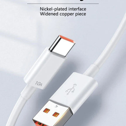 Original 120W USB Turbo Fast Charging Cable For Xiaomi mi 17 15 14 13 12 11 6A 67W Type C Cable Redmi Note 10 9 8 7 Pro K70 Poco