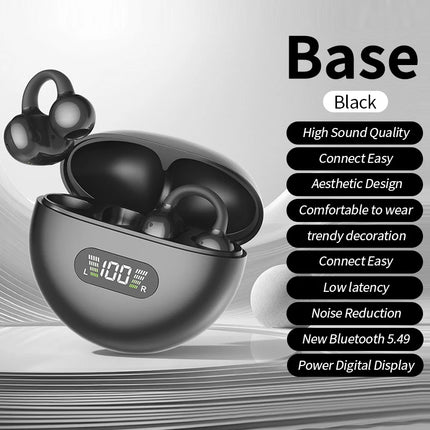 New Sport Earclip Wireless Headphone Bluetooth Earphone Audífonos Bluetooth Inalámbrico Gaming LED Display for Xiaomi Huawei