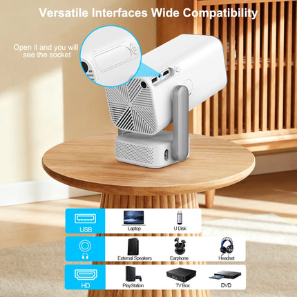 ThundeaL Full HD Projector TD80 Pro 1080P 2K 4K TD80Pro TD80W Upgrade WIFI Android Mini Beam Projector 3D LED Video Home Theater