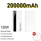 White 200000mAh