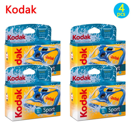 Kodak Camera Waterproof Diving Camera Disposable 27/39 Photo 1-6 Pcs Film Camera Manual Flash HD Power (Expiry date2026)