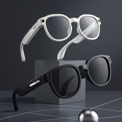 Lenovo AI Smart Glasses AI Translation 8MP HD Camera 4K Shooting Image Bluetooth Call Recording Music Smart Sunglasses 2026 New