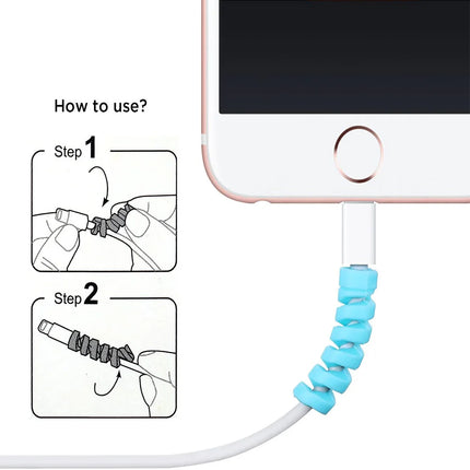 Charging Cable Protector For Phones Cable holder Ties cable winder Clip For Mouse USB Charger Cord management cable organizer